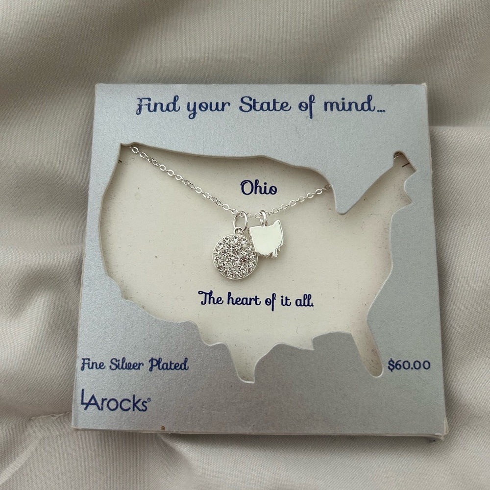 Kohl's Silver Ohio Pendant Necklace